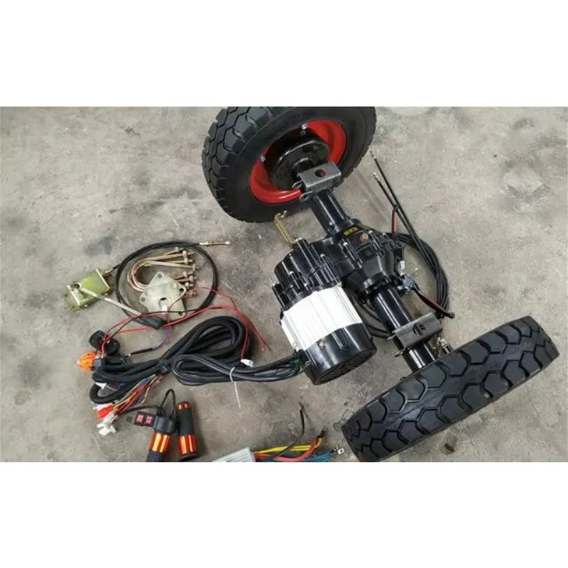 Aluminum Moving Shopping Six Wheels Electric Axle Hydraulic Lift Table Folding Hand Trolly Cart