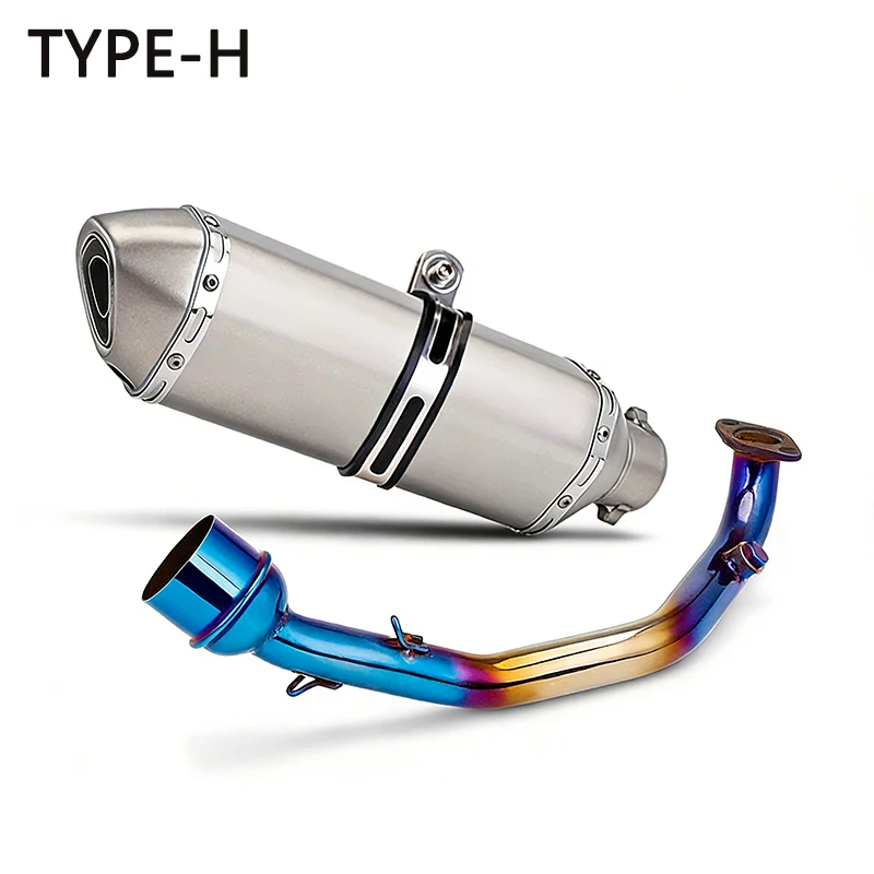 

universal Motorcycle Exhaust Muffler Contact Pipe 152qmi 157qmj GY6 ENGINE GY6 Motorbike Contact Pipe GY6 125 150cc Scooter