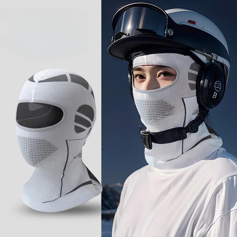 Mannen Vrouwen Koudebestendige Thermische Sjaal Winter Ski Hoed Bivakmuts Volgelaatsmasker Ski Fietsen Jacht Hoofd Hals Cover Helm Liner Cap