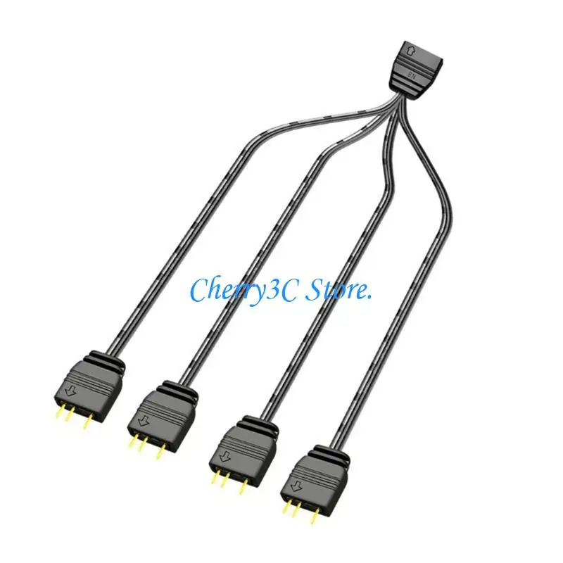 

83ce от 1 до 4 Argb Splitter 5V 3PIN PC Материнская плата RGB вентилятор 3PIN Socket Multi Cableors