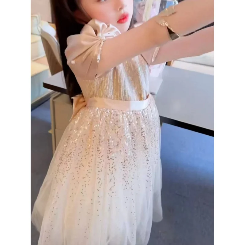 Women's summer clothes2024new short sleeve dress girls' princess dress