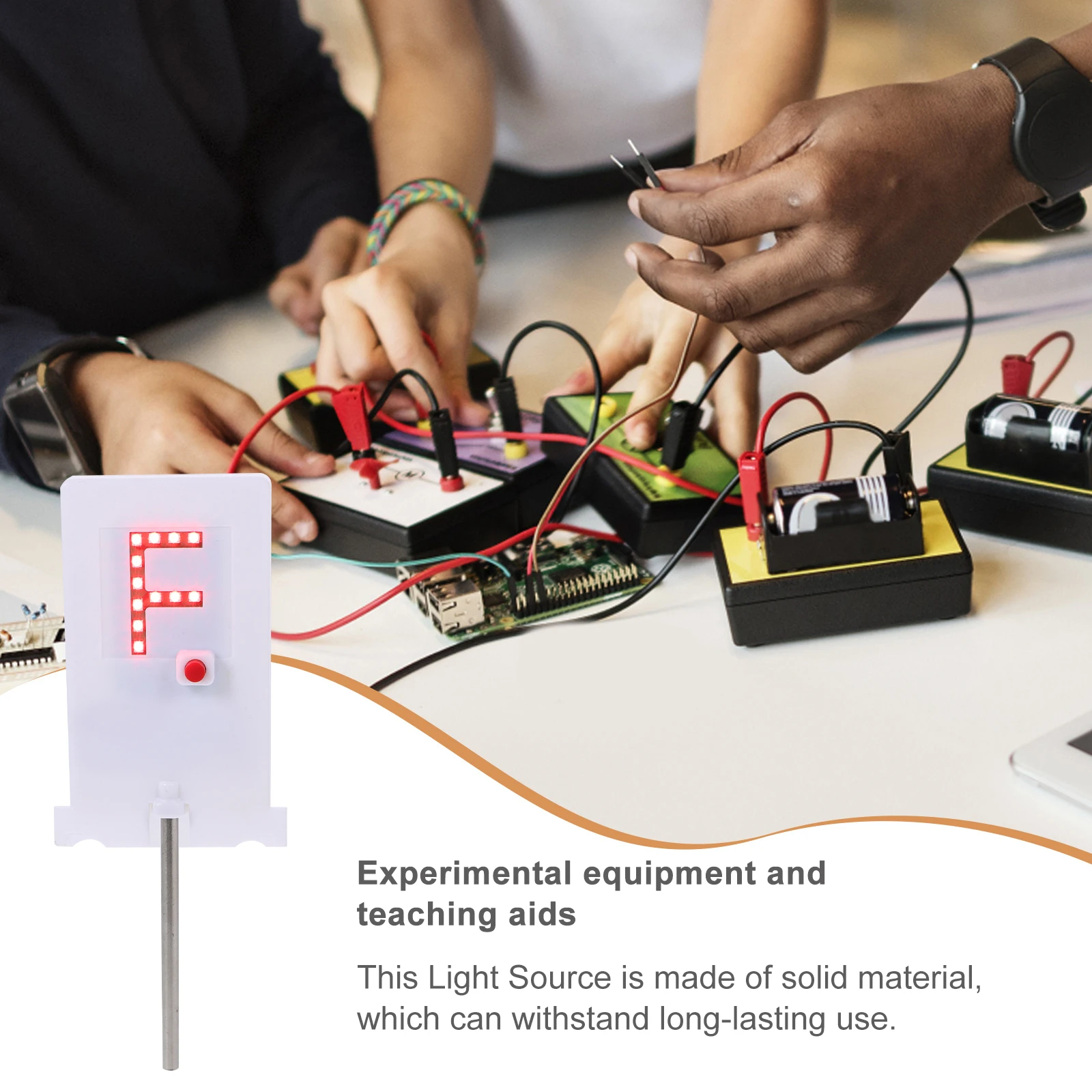 

F-type Light Source Accessories High Brightness Red Light Physics Teaching Tool Optical Experiment Equipment Science Supplies