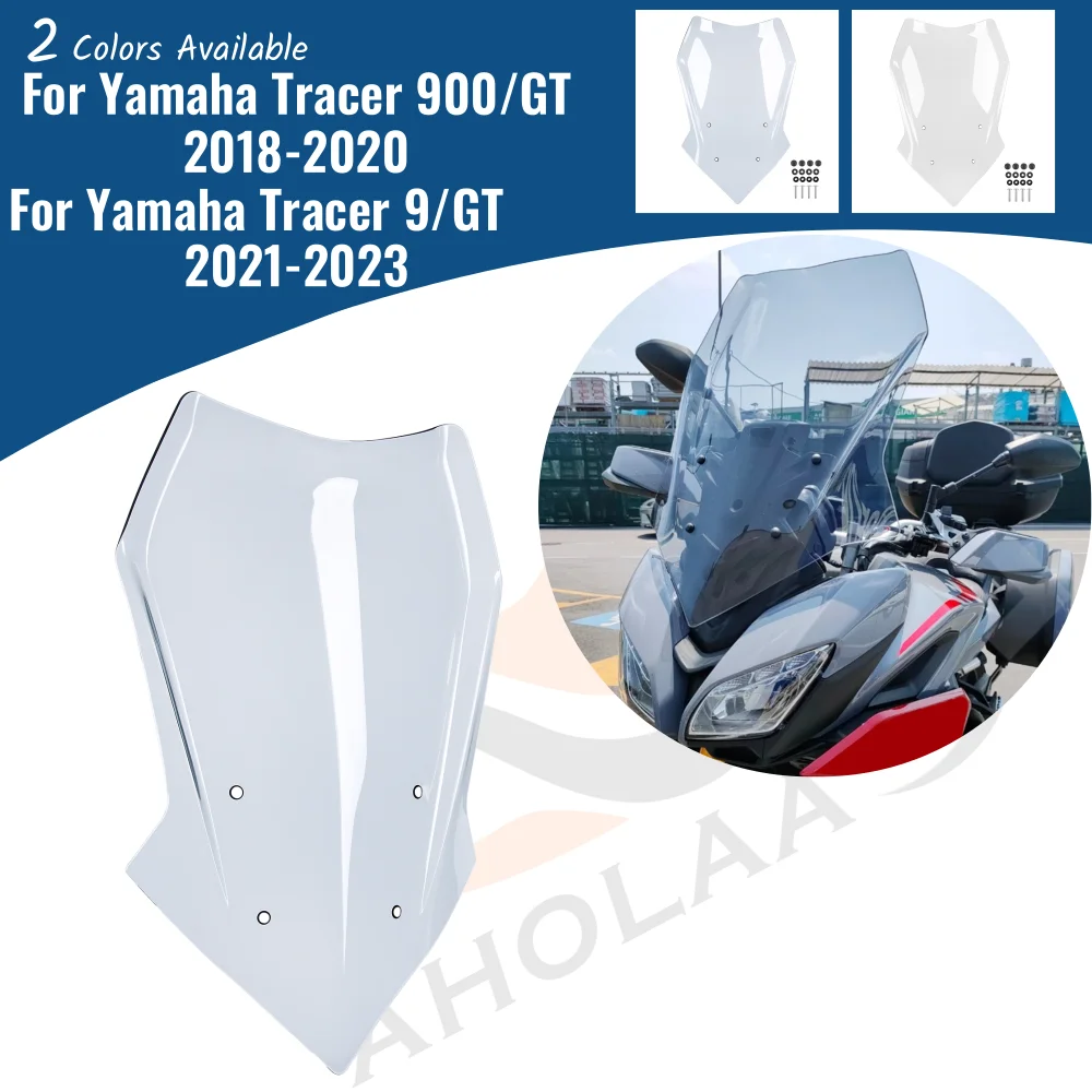 

Motorcycle Front Screen Wind Shield Accessories For Yamaha Tracer 900 9 GT Tracer900 Tracer9 Windshield Windscreen Air Deflector