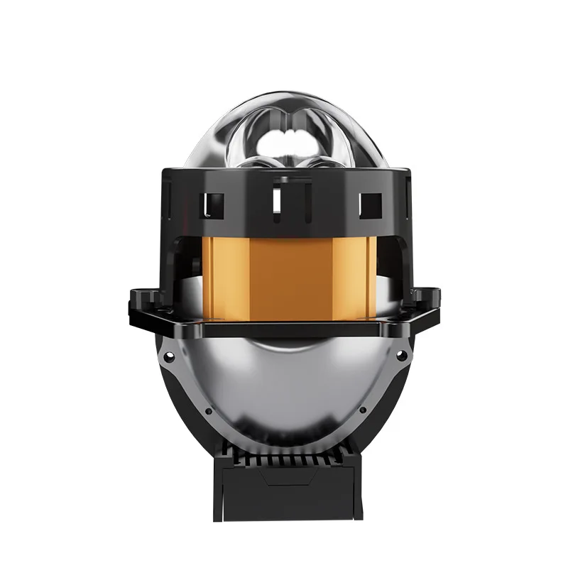Bi LED Projector Headlight Dual Direct Lens Car LED Headlamp High Bright Focus High Low Beam Integrated Retrofit Universal Kit