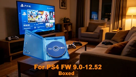 All-in-One System Boot Disc 9.0–12.52 1-Click Startup No PC Needed Support Homebrew & Game Backup Function