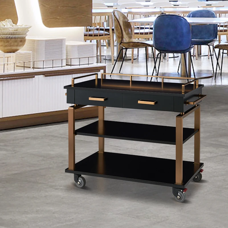 

Hotel restaurant service food delivery truck commercial trolley high-end wine truck food delivery