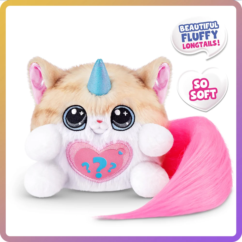 Zuru Rainbocorns مفاجأة Kittycorn مفاجأة سر الأصلي زورو ألعاب من القطيفة الماركات الصغيرة اللعب لطيف هدية للأطفال القط اللعب #5