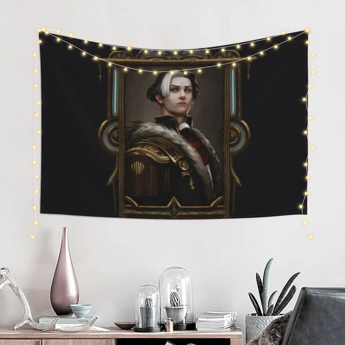 Solus zos Galvus framed portrait Tapestry Luxury Living Room Decoration Wall Decoration Room Decoration Accessories Tapestry