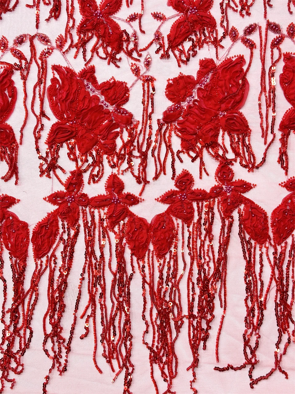 قماش دانتيل شبكي أفريقي ثلاثي الأبعاد للنساء، ترتر فرنسي مطرز، فساتين حفلات وردية، جودة عالية، 5 ياردات، 2026