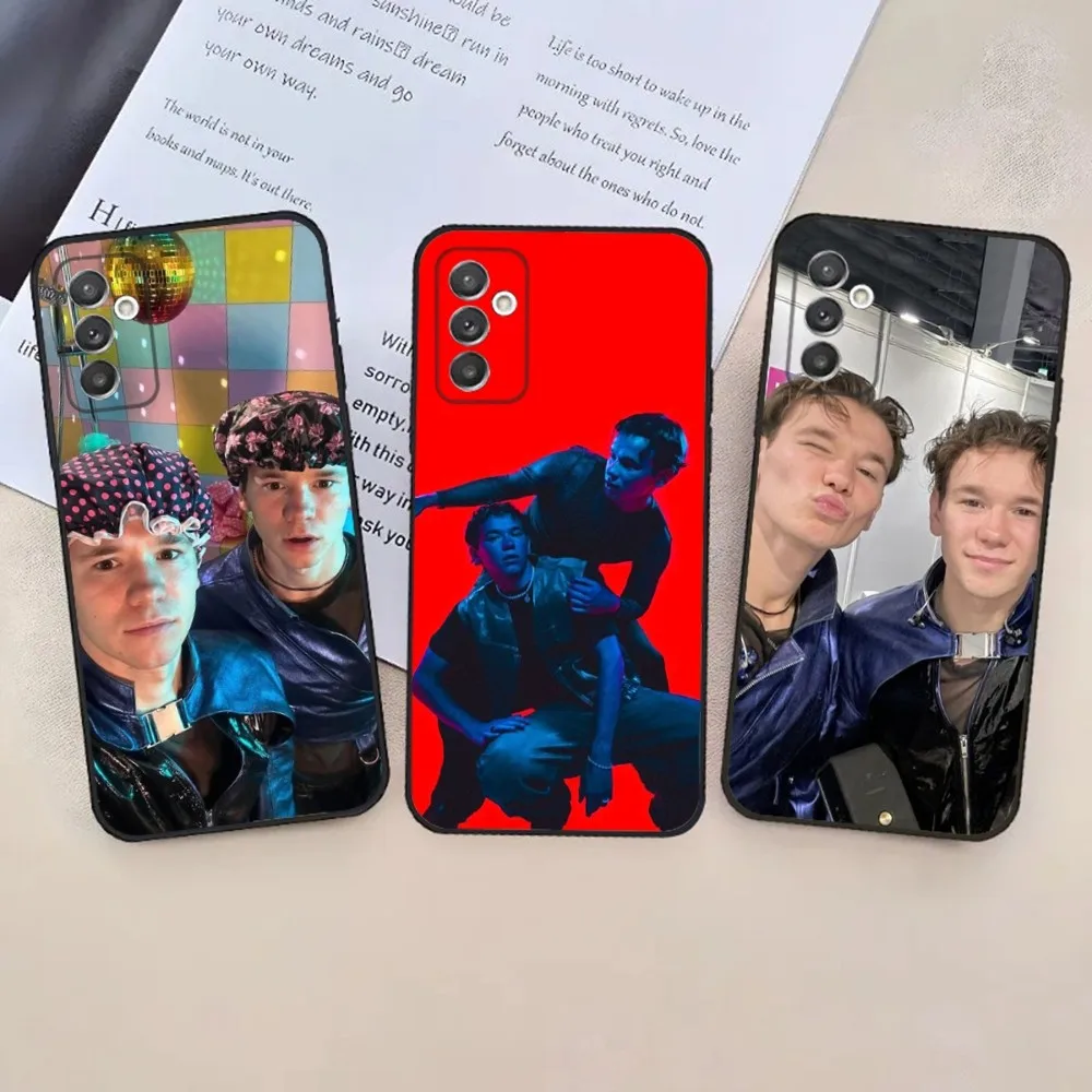 Marcus And Martinus Music Phone Case For Samsung S24,23,22,30,21,10,9,Ultra,Plus,Lite,FE,5G Black Soft Case