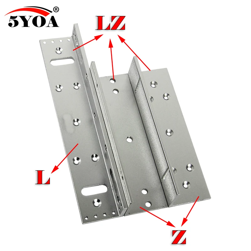 180/280/350/500kg ZL Bracket Magnetic Electromagnetic Lock LZ U 350lbs Inward door with wooden metal door Access Control System