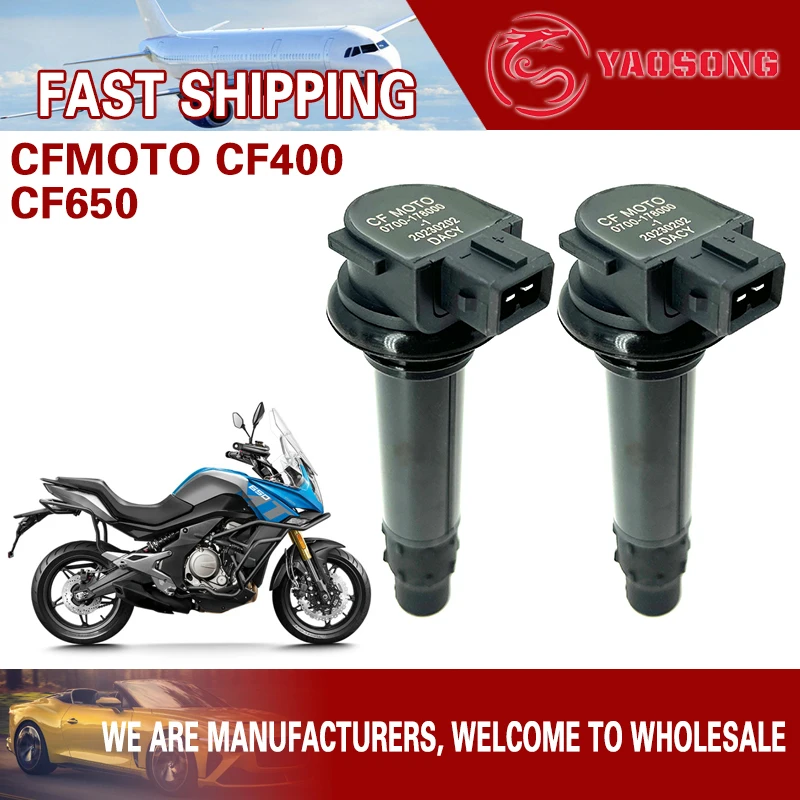 2 Stuks Cf650 Originele Bobine Voor Cfmoto 0700-178000 Cf400 650nk Cf650 400gt Cf500 650mt Cf700 Morini X Cape 650