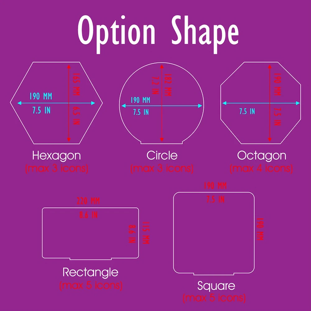 تخصيص الشعار الشخصي الاكريليك رمز الاستجابة السريعة عرض المجلس متعدد رمز الاستجابة السريعة التخصيص وسائل التواصل الاجتماعي مقهى بار العرض #6