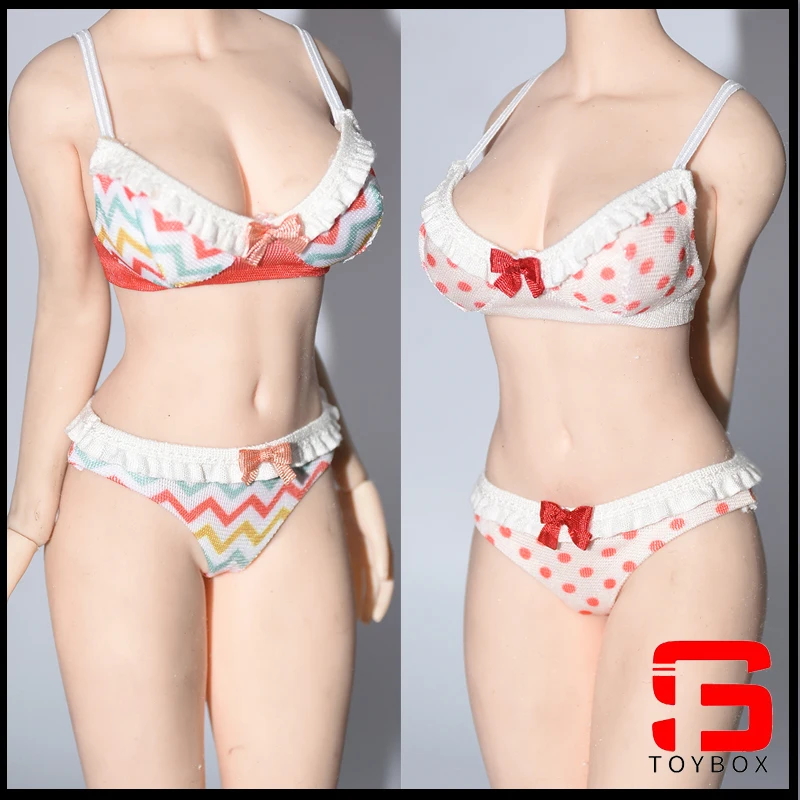 

In Stock 1/6 Scale Female Christmas Lingerie Bra Underpants Clothes Model Fit 12'' TBL PH S07 S52 Female Soldier Action Figure