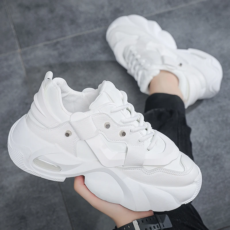 Fashion Classics Chunky Skateboard Zapatillas Hombre Mens Tennis Thick Sole Male Sneakers Outdoor Anti Slip Casual Shoes for Men