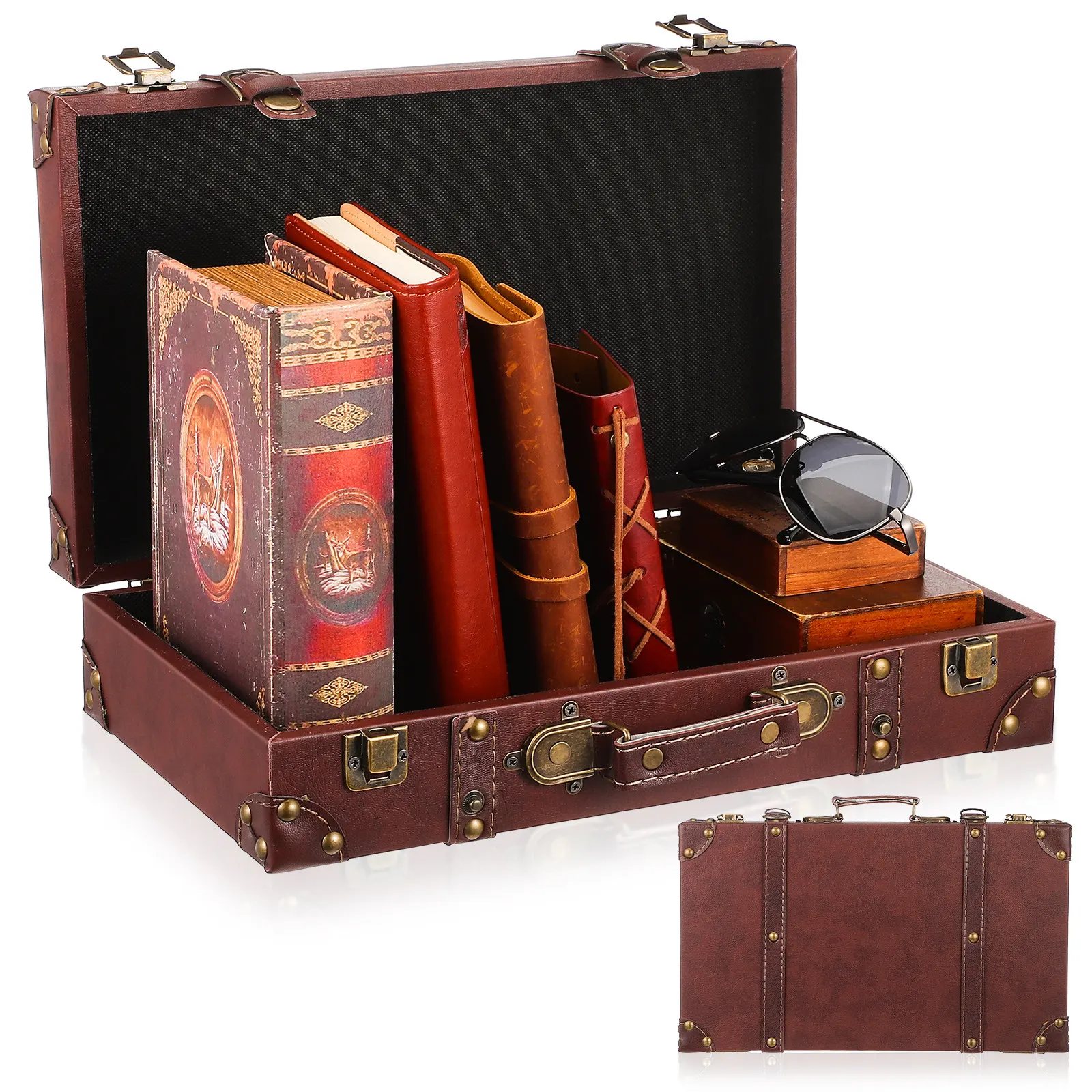Retro Vintage Suitcase Trunk D - Retro Vintage Trunk Suitcase recension och pris