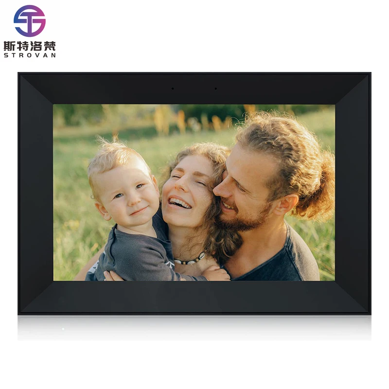 10.1 Inch App Multi-user Digital Picture Frame Wifi Touch Screen Share Video Photo Connect Phone est
