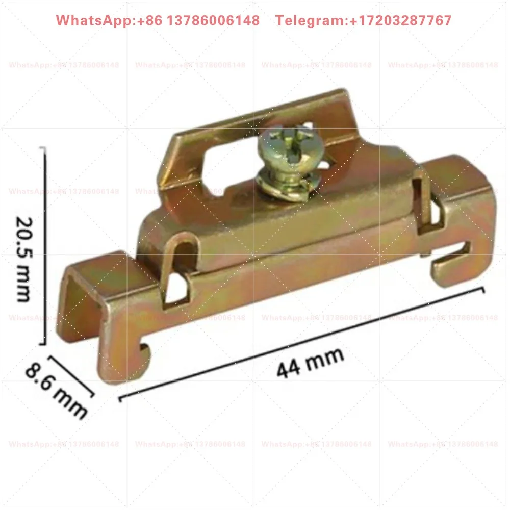 C45 rail double layer iron fixed parts BNL6 open circuit relay air switch terminal universal plug