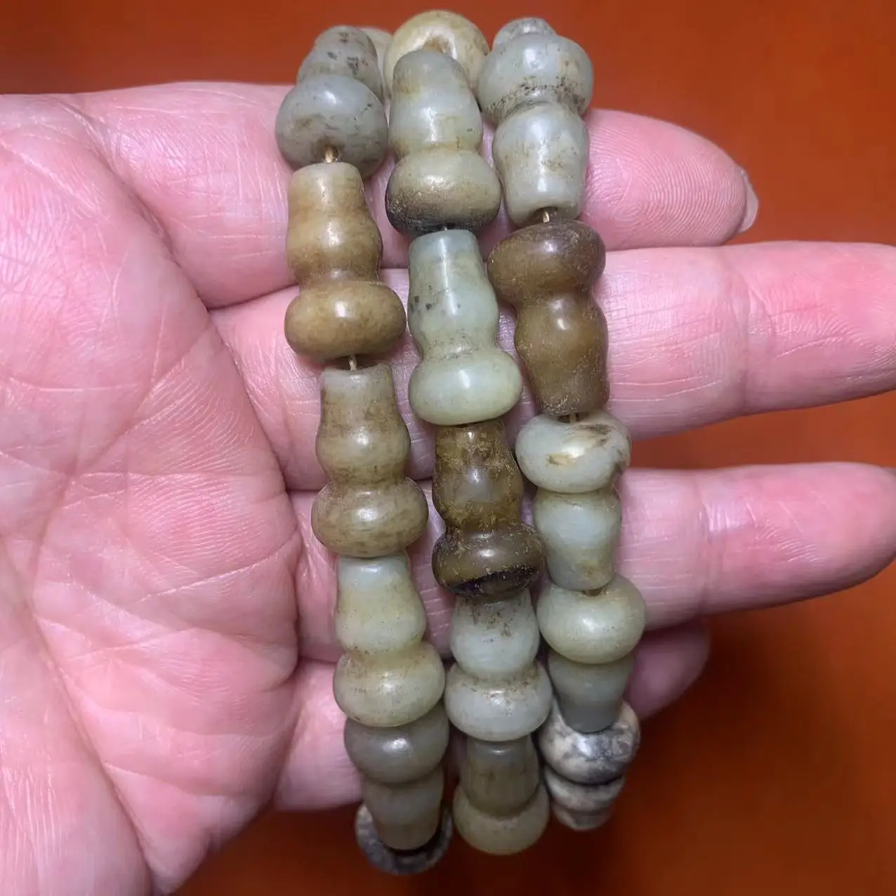 1pcs/lot natural hetian ancient jade handmade necklace happiness longevity auspicious cyan oil luster Men's Women's jewelry taki