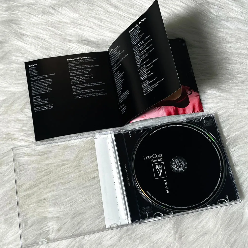 Sam Smith Love Goes Album – CD + Vinyl-Schallplatte + Foto-Lyrics-Buch, originelles Sammler-Set in Klangqualität für Pop-Musik-Fans