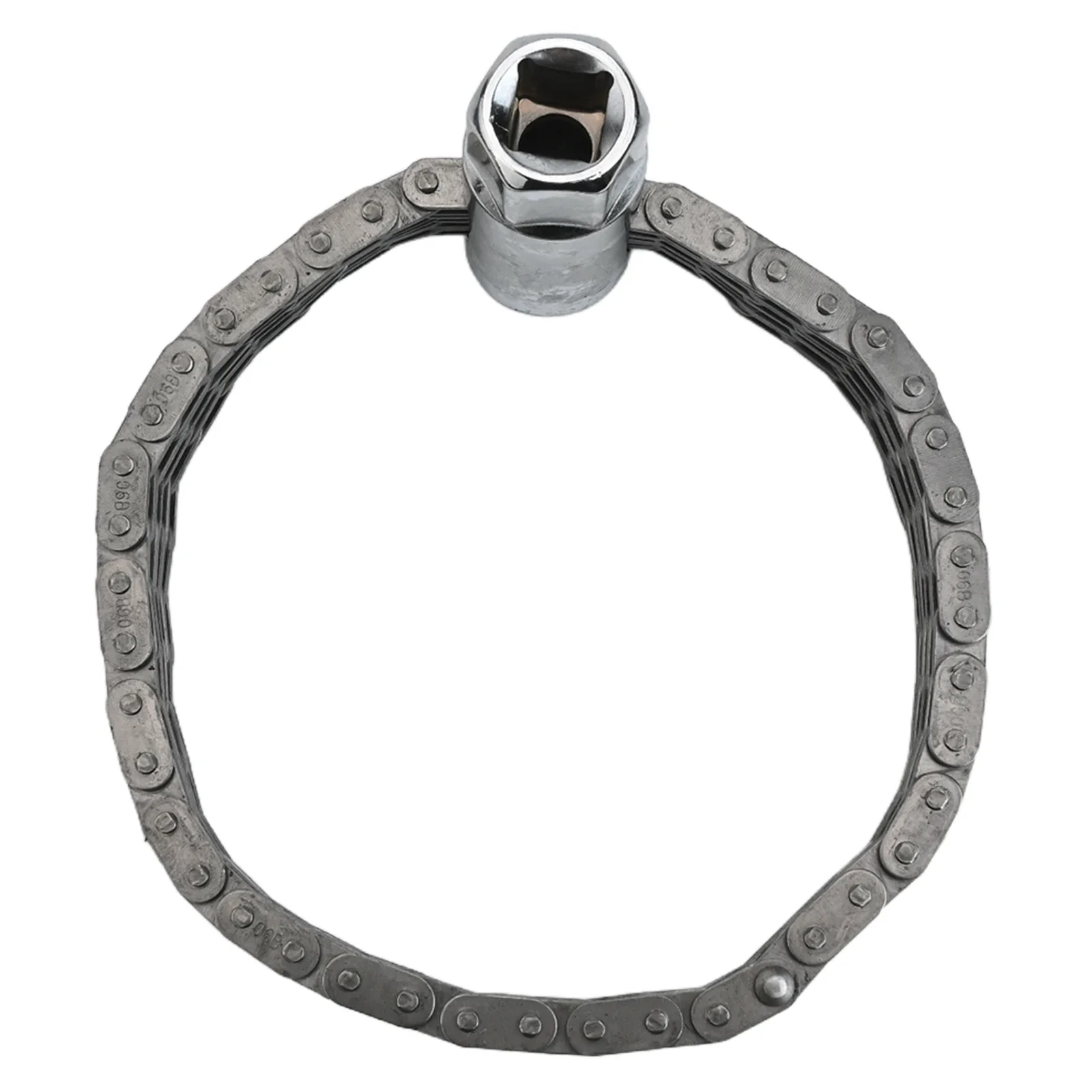 Filter Chain Type Wrench As Show Engine Oil Filter Wrench Robust Steel Construction Versatile Vehicle Compatibility