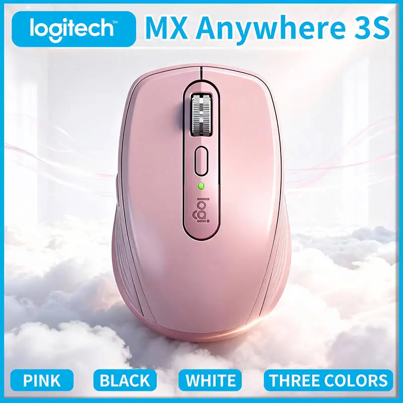 

Logitech MX Anywhere 3S Creator Mouse - 8000 DPI Darkfield, Hyper-Scroll, Silent Click, Office-Friendly Design for Studio