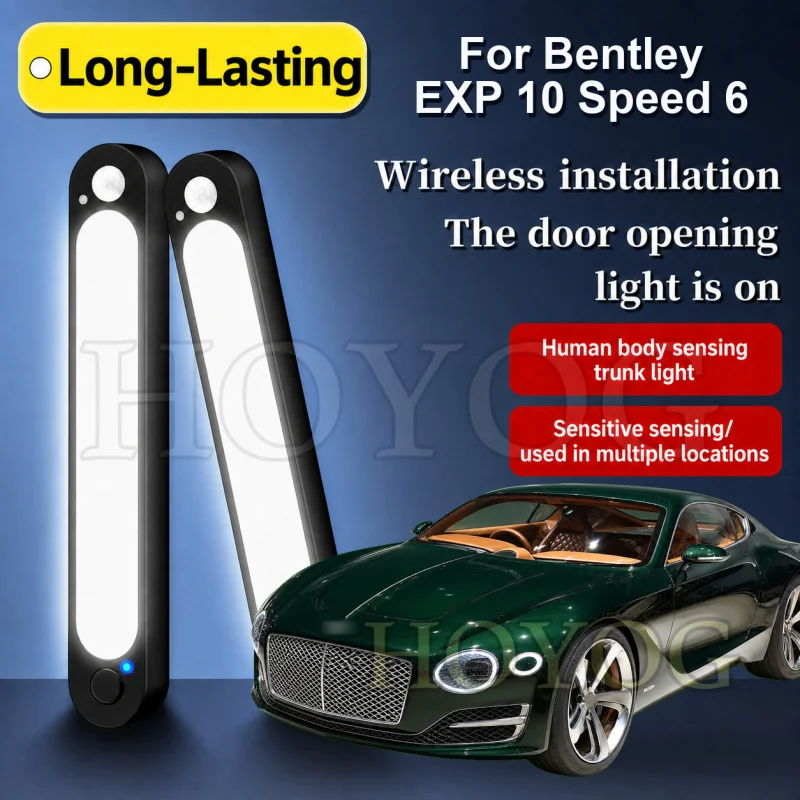 For Bentley EXP 10 Speed 6 2015-2015 Car Trunk Light LED Lamp Wireless Sensor Auto ON OFF Boot Cargo Light Sedan Interior Cabin