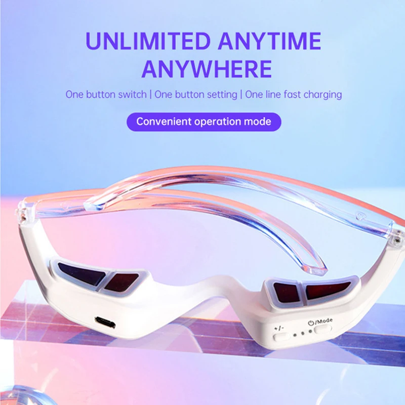 EMS Eye Massager Firming Eye Bags To Eliminate Eye Puffiness Home Eye Beauty Device Red Light Therapy Relieves Eye Fatigue