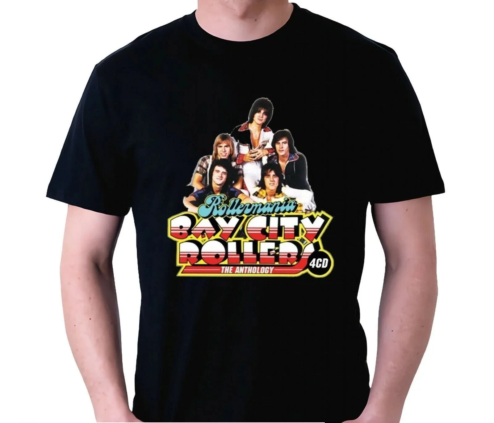 The Anthology Bay City Rollers Shirt Classic Black Unisex S-5XL BL2394