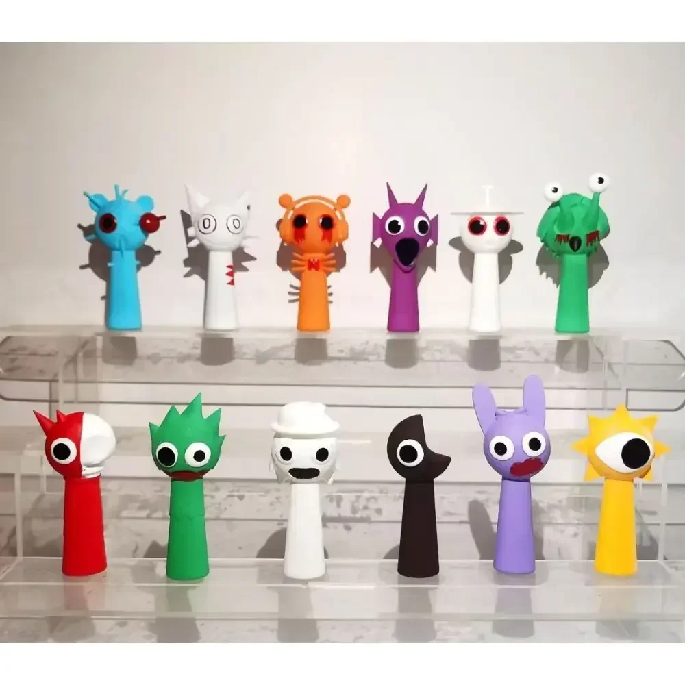 حار 12 قطعة/المجموعة Sprunki أرقام اللعب Sprunki Sprunki أرقام Sprunki لعبة الكرتون الأطفال هدايا عيد الميلاد هدايا عيد الميلاد اللعب