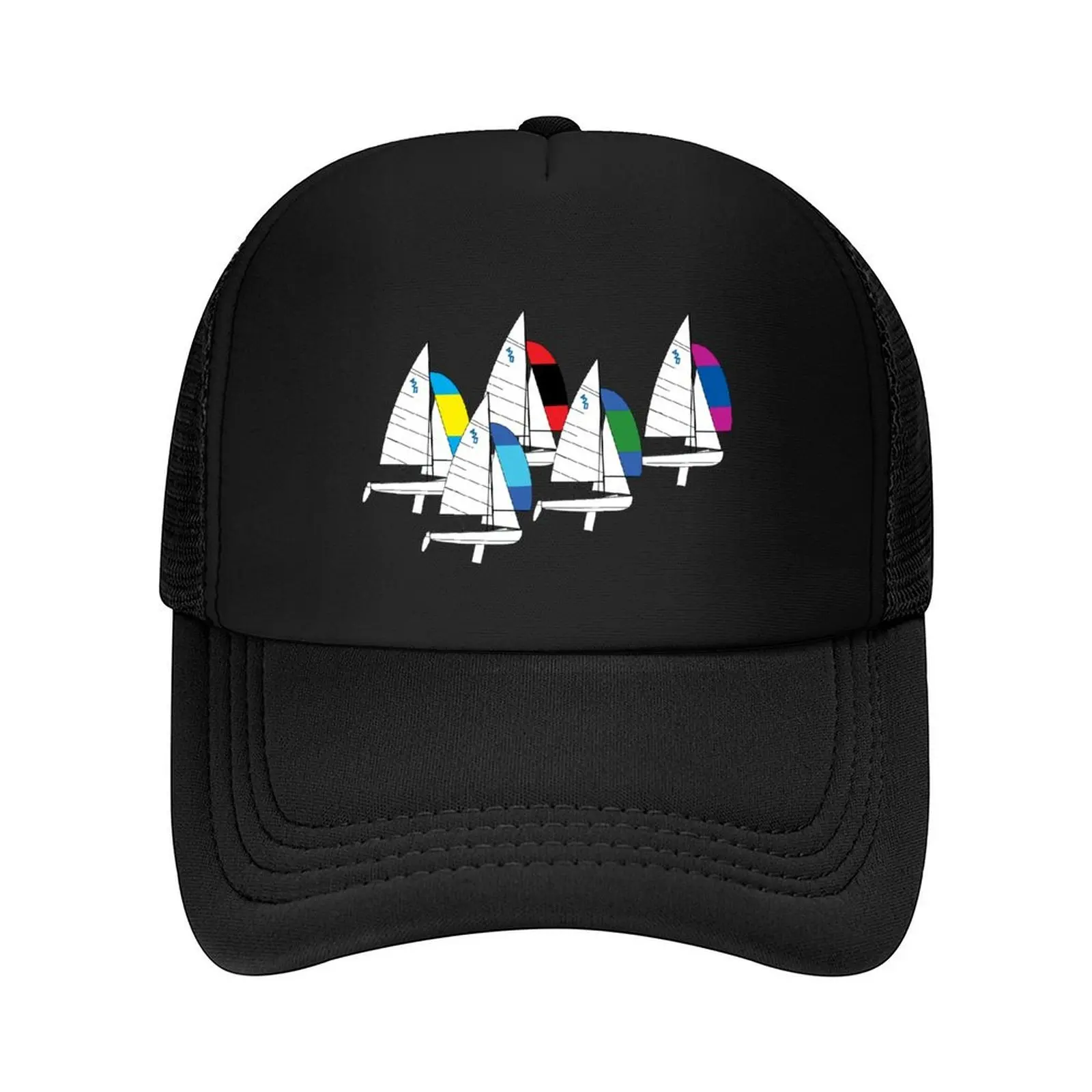 

International 420 Sailboats Racing Baseball Cap Bobble Hat men's big size hat Golf Hat Rave Baseball For Men Women's