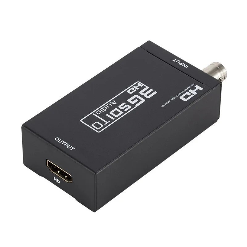 SDI to HDMI-Compatible Converter Camera to TV Adapter 3G SDI to HDMI-Compatible Adaptor for Monitor HDTV