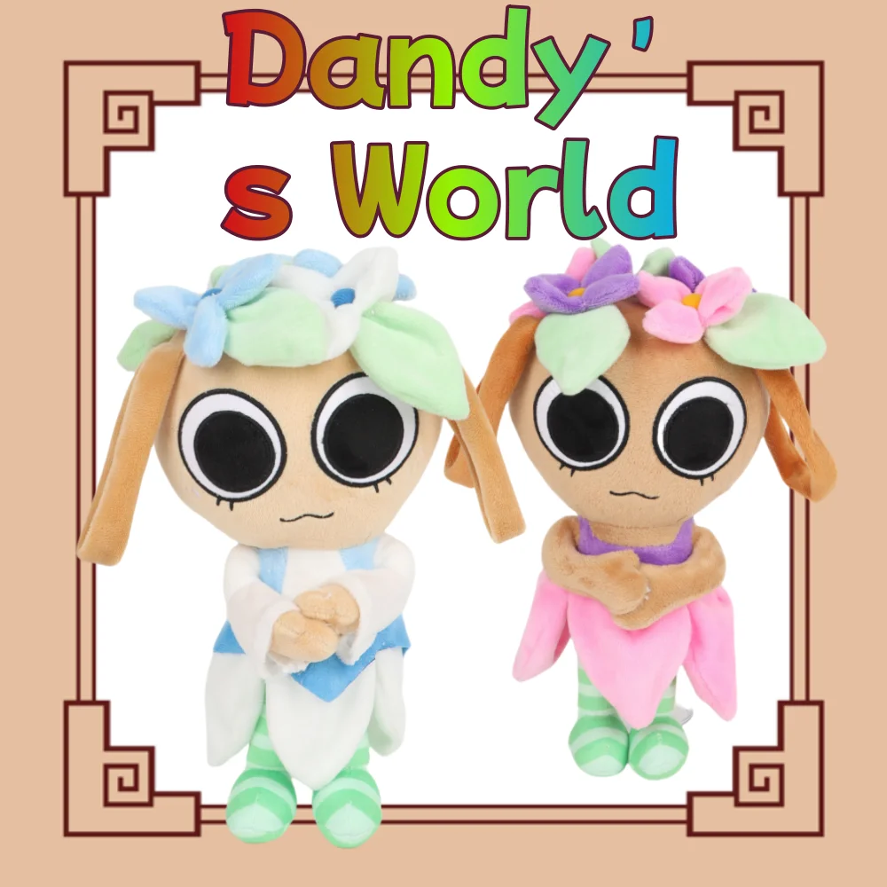 

26 см кавайная мультяшная плюшевая игрушка Dandy's World Game Role Belle Basket Bassie, мягкая подушка, игрушка Bassie, детские подарки на день рождения, декор