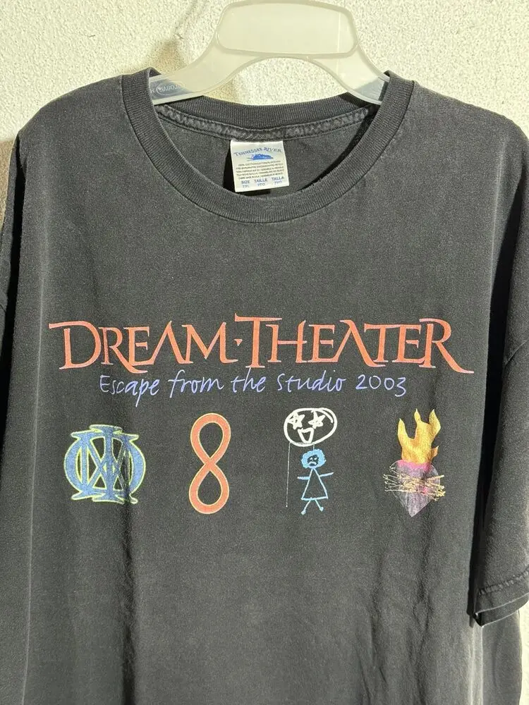 Vintage 2003 Dream Theater How I Spent My Summer Vacation Tour T Shirt 2XL