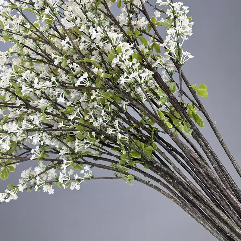 90CM sztuczna zielona roślina dekoracja stołu do domu gałązki kwiatowe akcesoria do aranżacji gałązek wierzby śnieżnej