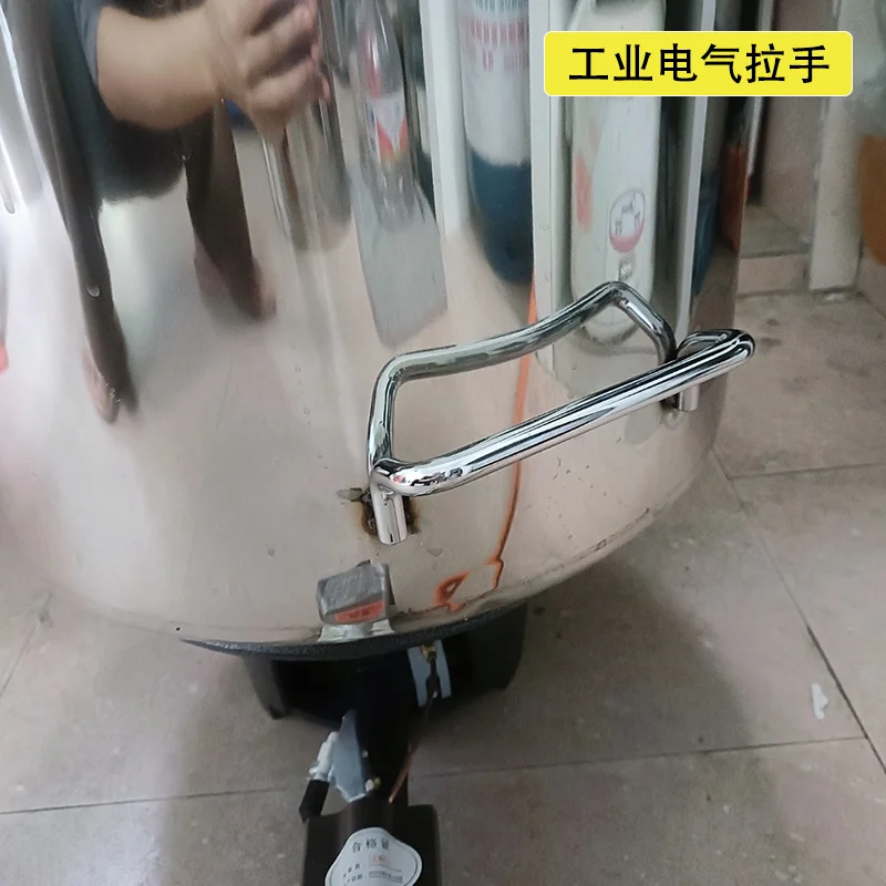 

Industrial Carbon Steel Chrome Plated Double Bend Angle Handle with Internal Thread for Electrical Machinery Equipment