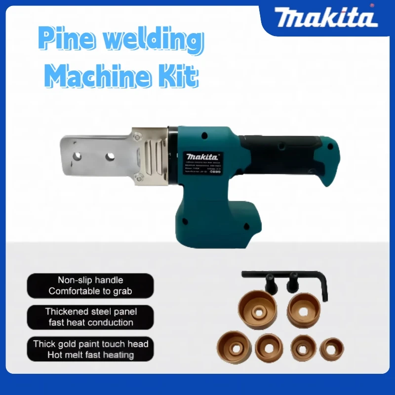 Makita  cordless fuse PP plastic tube PPR PE soldering iron heating hot melt electric heating tube welding machine