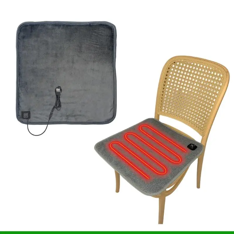 U55C USB Heated Pad for Clothing Seats Pet Warmth Foldable Washable 43x43cm
