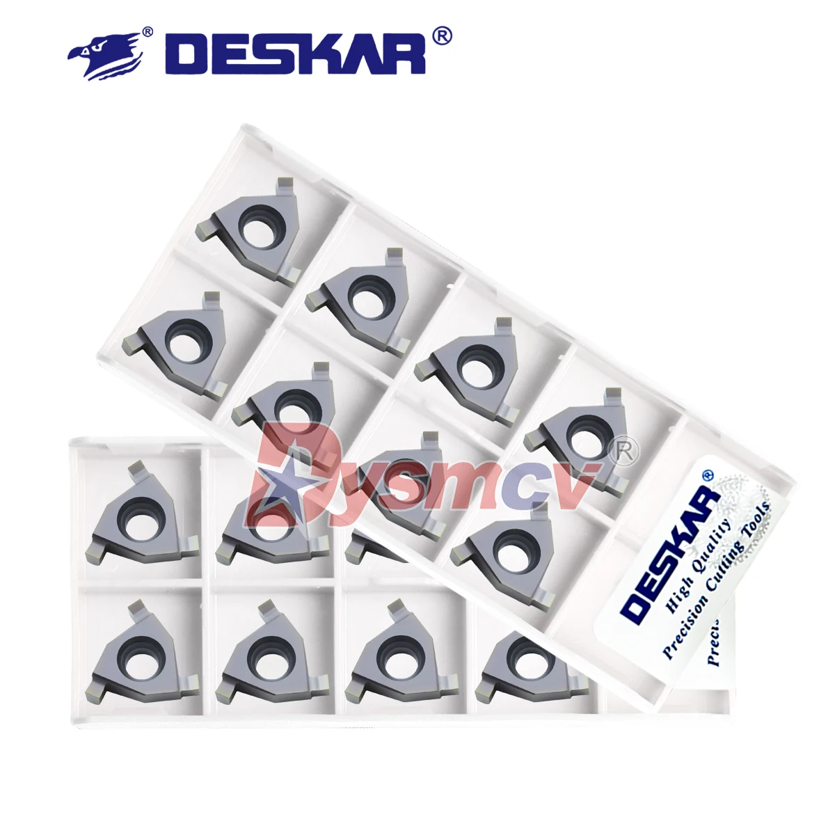 DESKAR100% Original Inner Outer Shallow Groove CNC Blade 16ER/IL 16IR/EL 0.7 LDA Universal Material Triangular Flat Groove Blade