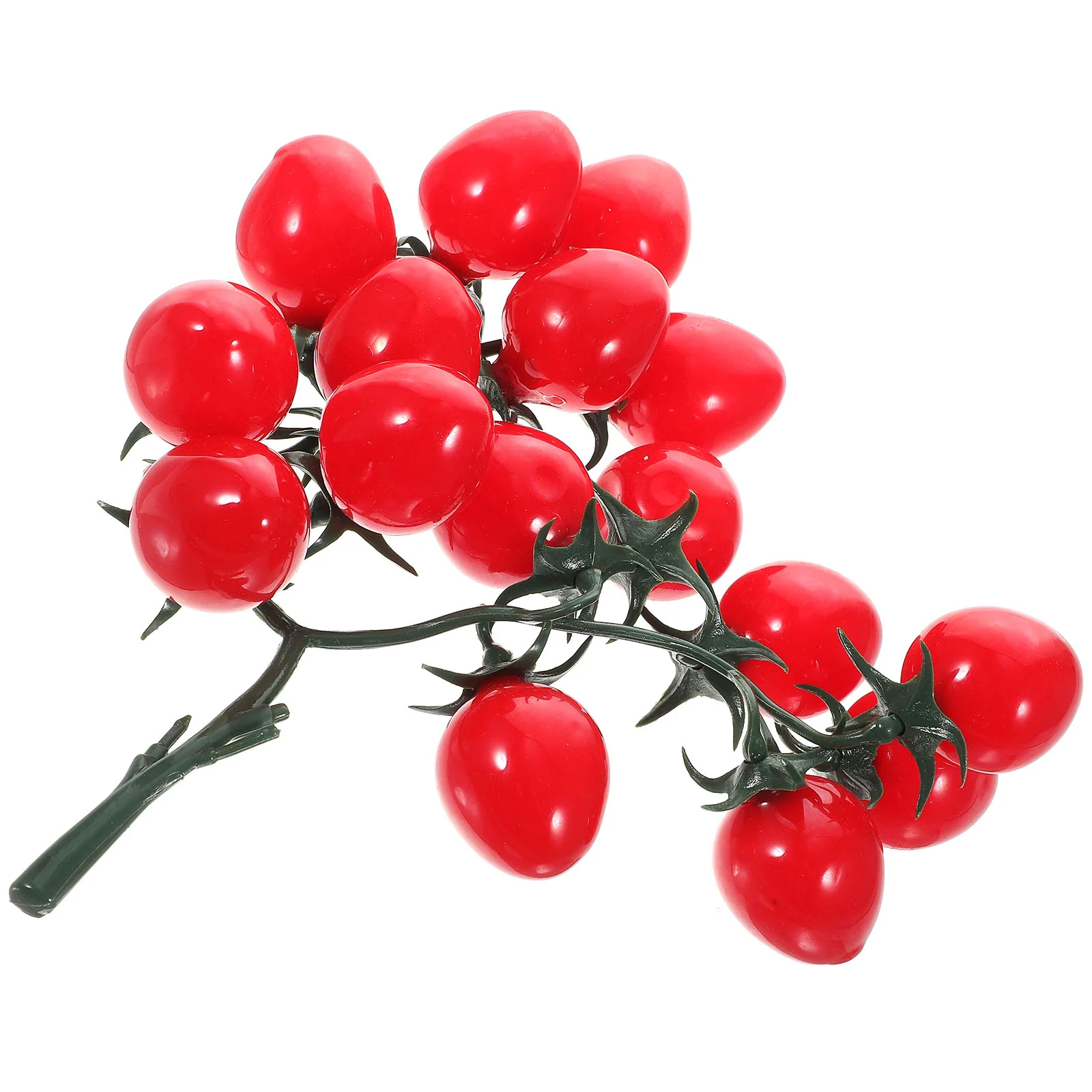 Simulated Cherry Tomatoes Decorative Fruit Lifelike Home Supplies Vegetable Shopwindow Decoration Simulation Pvc Fake Adorn