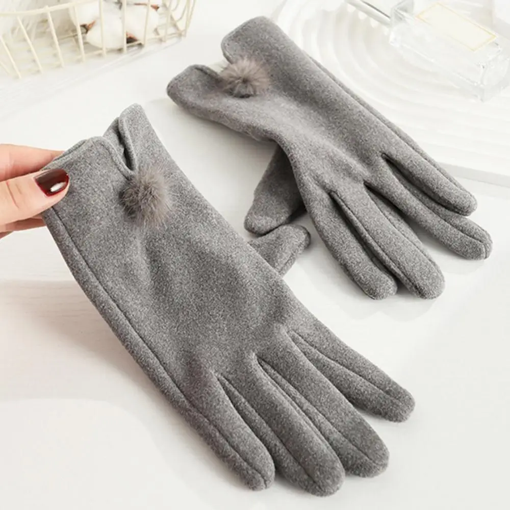 New Fashion German Velvet Gloves Outdoor Winter Cold Weather Gloves Running Cycling with Warm Lining Thermal Gloves