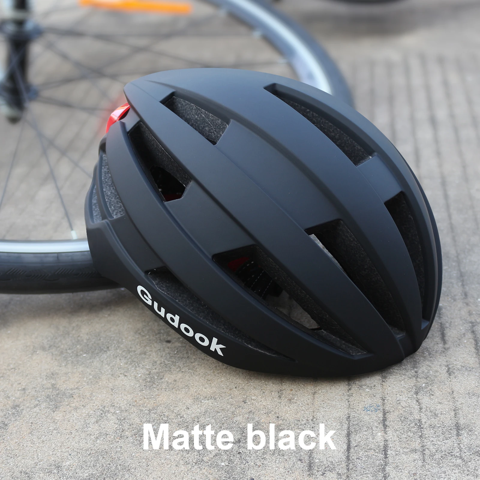 Fahrradhelm für Erwachsene mit wiederaufladbarem USB-Rücklicht – leichter Fahrradhelm für Männer und Frauen, verstellbarer Radfahren, Rennradfahrer – Detail 10