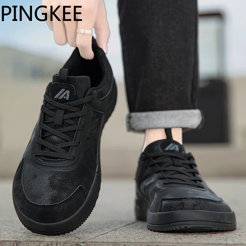 PINGKEE VENOCON minimalistyczne szerokie ToeBox stopy boso sportowe zimowe buty w stylu casual mężczyźni kobiety trampki obuwie buty męskie