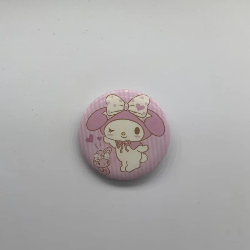 Sanrio My Melody Cartoon Brooch Anime Figures Q Figural Backpack Clothing Anime Merchandise Decorate Cute Children Birthday Gift