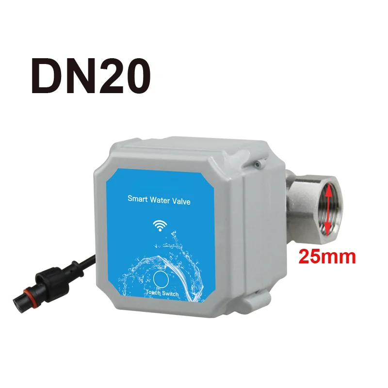 DN20/DN25 Smart-Water Valve WiFi Remote Control Faucet Timer Automatic Garden Irrigation Hose Faucet Motorized Valve