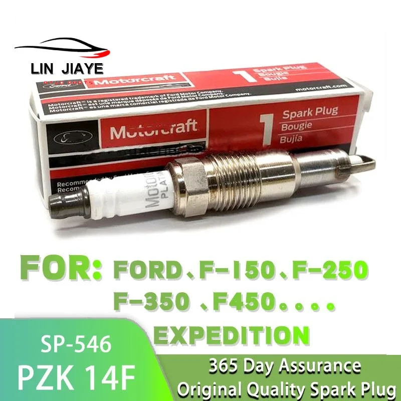 4/8PCS SP-546 SP546 PZK14F Platinum Spark Plug For Ford F-150 Expedition SP 546 PZK-14F CYFS-12Y-5 SP515 PZH14F SP507 CYFS12Y5