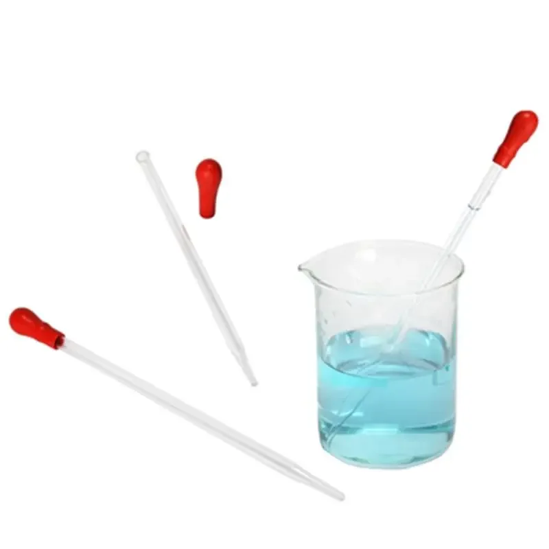 10Pcs 9cm/10cm/12cm/15cm/20cm Durable Long Glass Experiment Medical Pipette  Dropper Transfer Pipette Lab