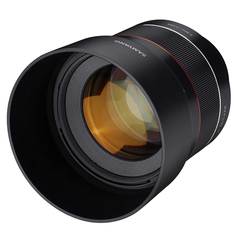 Samyang 85mm F1.4 EF Auto Focus Camera Lens DLSM AF Motor Full Frame Lente for Sony E Canon EF/RF Nikon Cameras R5 R6 6D Mark II