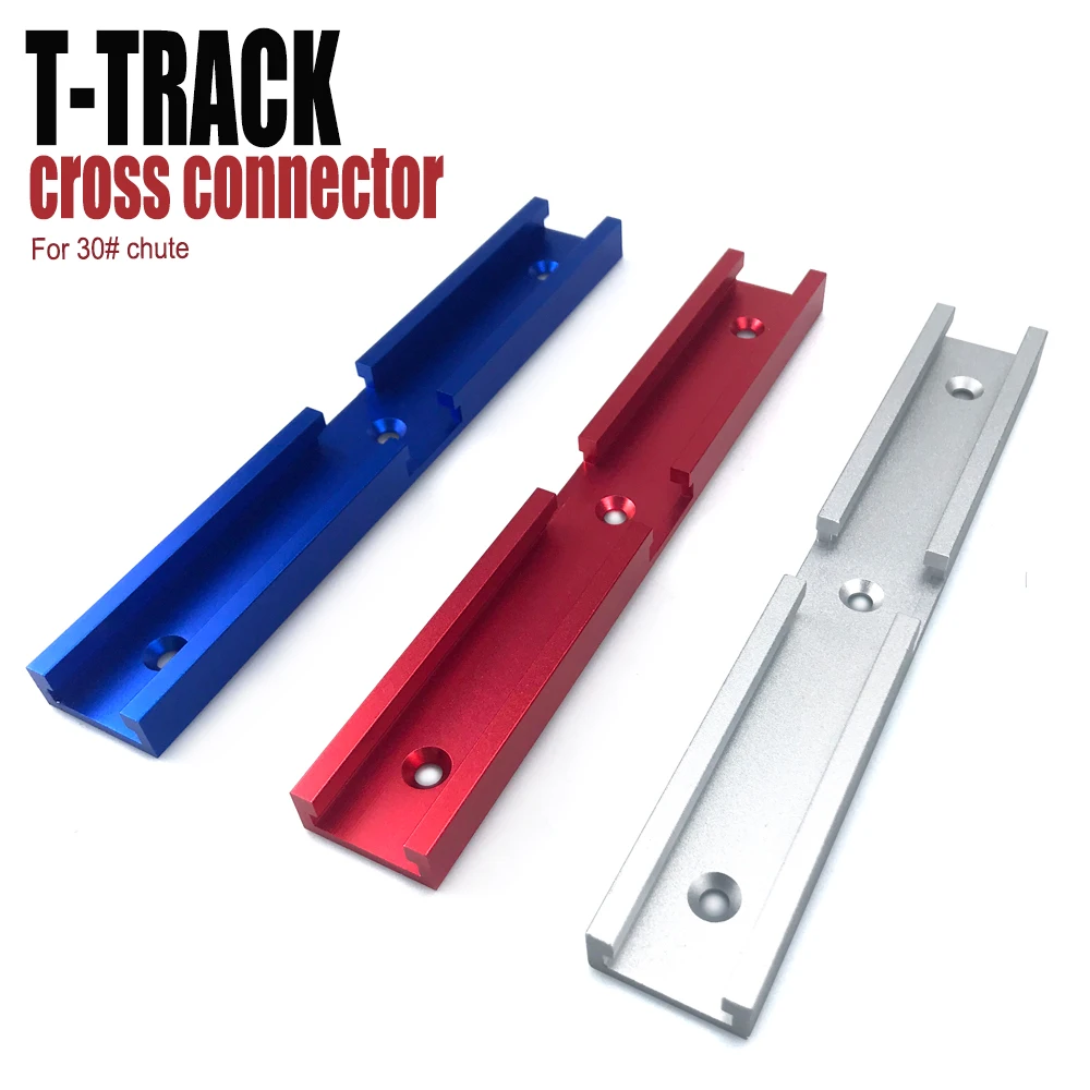 Imagem -03 - Conector Transversal T-track para Madeira Peças de Interseção para 30 Chute Cross Shape 80 mm 200 mm