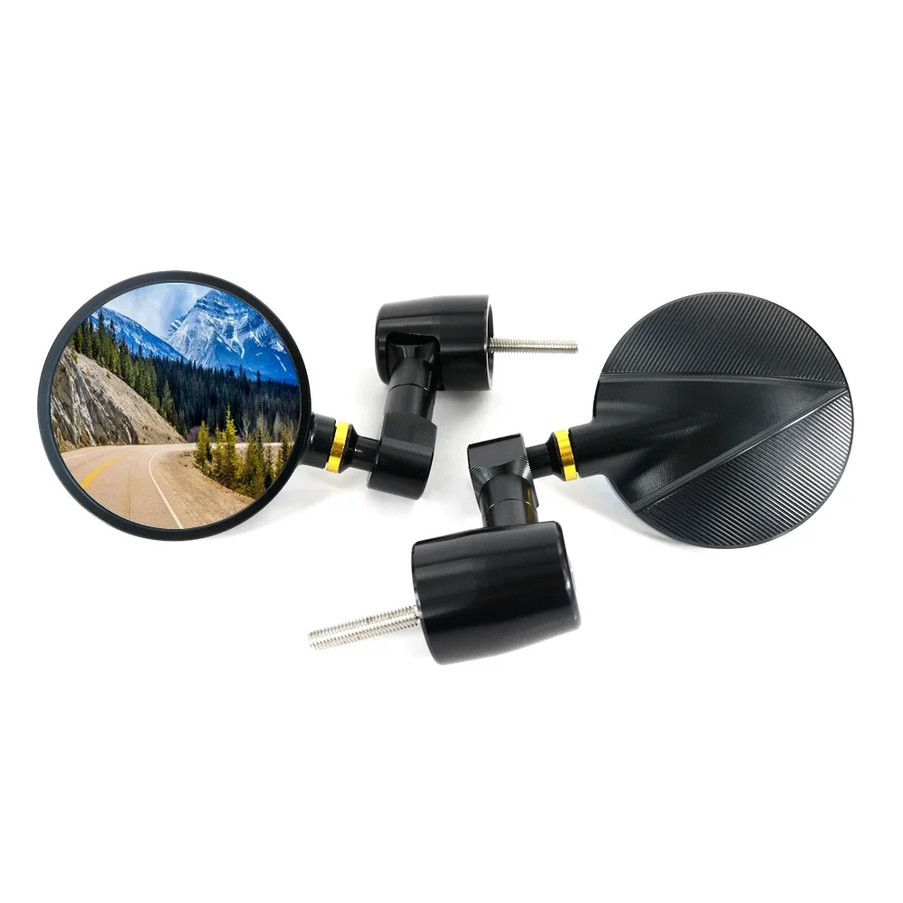 

Fit For KAWASAKI Z900 Z800 Z750 Z250 Z125 Versys 1000 650 ZZR1200 ZX-9R Motorcycle Rear View Side Mirrors Handle Bar End Mirror